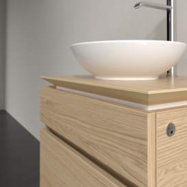 Тумба під раковину Villeroy&Boch Legato 60х55 см з підсвічуванням ДСП північний дуб B568L0VJ