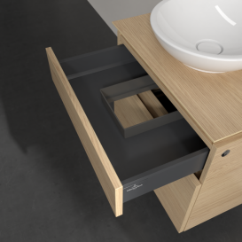 Тумба під раковину Villeroy&Boch Legato 60х55 см з підсвічуванням ДСП північний дуб B568L0VJ