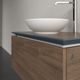 Тумба під раковину Villeroy & Boch Legato 80х38 см з підсвічуванням ДСП дуб аризона B569L0VH