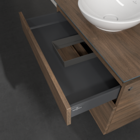 Тумба під раковину Villeroy & Boch Legato 80х55 см з підсвічуванням ДСП дуб аризона B570L0VH