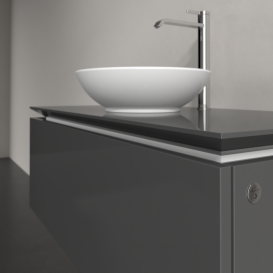 Тумба под раковину Villeroy & Boch Legato 100х38 см МДФ/ДСП глянцевый серый B571L0FP