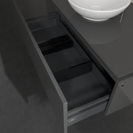 Тумба под раковину Villeroy & Boch Legato 100х38 см МДФ/ДСП глянцевый серый B571L0FP