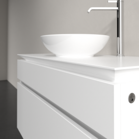 Тумба под раковину Villeroy & Boch Legato 100х55 см с подсветкой ДСП белый матовый B572L0MS