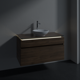 Тумба під раковину Villeroy & Boch Legato 100х55 см з підсвічуванням ДСП дуб аризона B572L0VH
