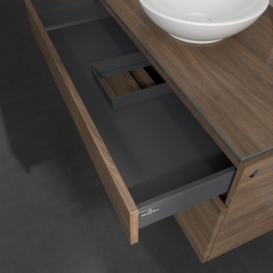 Тумба під раковину Villeroy & Boch Legato 100х55 см з підсвічуванням ДСП дуб аризона B572L0VH