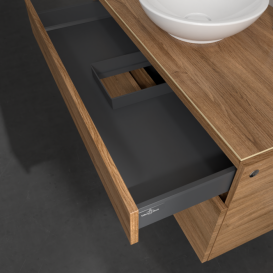 Тумба під раковину Villeroy & Boch Legato 100х55 см з підсвічуванням ДСП дуб канзас B572L0RH