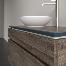 Тумба под раковину Villeroy & Boch Legato 100х55 см с подсветкой ДСП каменный дуб B572L0RK