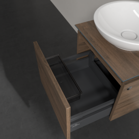 Тумба під раковину Villeroy & Boch Legato 45х38 см з підсвічуванням ДСП дуб аризона B565L0VH