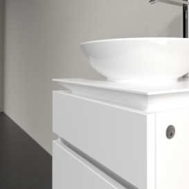 Тумба под раковину Villeroy & Boch Legato 45х55 см с подсветкой ДСП белый матовый B566L0MS