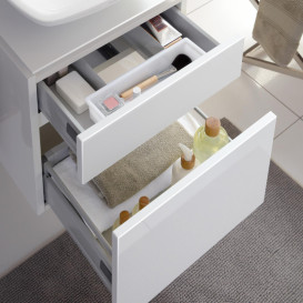 Тумба под раковину Villeroy & Boch Legato 45х55 см с подсветкой ДСП северный дуб B566L0VJ