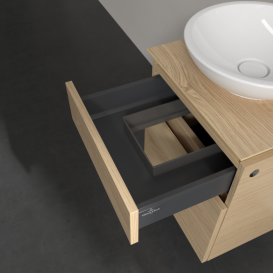 Тумба под раковину Villeroy & Boch Legato 45х55 см с подсветкой ДСП северный дуб B566L0VJ