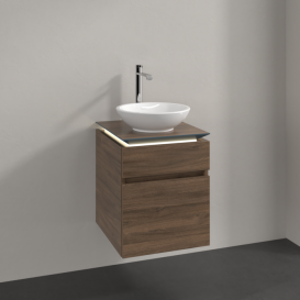 Тумба под раковину Villeroy & Boch Legato 45х55 см с подсветкой ДСП дуб аризона B566L0VH