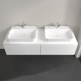 Тумба під раковину Villeroy & Boch Legato 160х38 см МДФ/ДСП білий глянсовий B76700DH