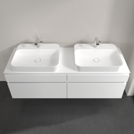 Тумба під раковину Villeroy & Boch Legato 160х55 см МДФ/ДСП білий глянсовий B76800DH