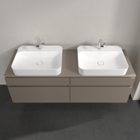 Тумба под раковину Villeroy & Boch Legato 160х55 см ДСП трюфель серый B76800VG