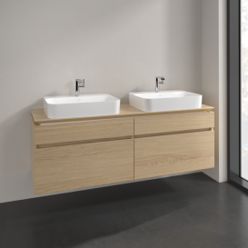 Тумба под раковину Villeroy & Boch Legato 160х55 см ДСП северный дуб B76800VJ