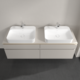 Тумба під раковину Villeroy & Boch Legato 160х55 см ДСП ніжно-сірий B76800VK