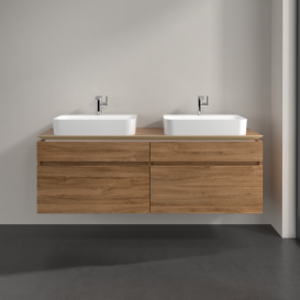 Тумба під раковину Villeroy & Boch Legato 160х55 см ДСП дуб канзас B76800RH