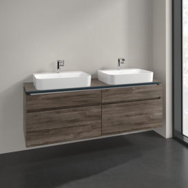 Тумба под раковину Villeroy & Boch Legato 160х55 см ДСП каменный дуб B76800RK