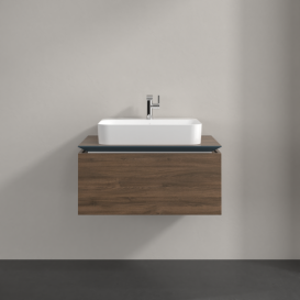 Тумба під раковину Villeroy & Boch Legato 80х38 см ДСП дуб аризона B75300VH