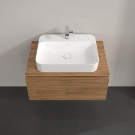 Тумба під раковину Villeroy & Boch Legato 80х38 см ДСП дуб канзас B75300RH