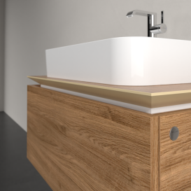 Тумба під раковину Villeroy & Boch Legato 80х38 см ДСП дуб канзас B75300RH
