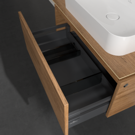 Тумба під раковину Villeroy & Boch Legato 80х38 см ДСП дуб канзас B75300RH