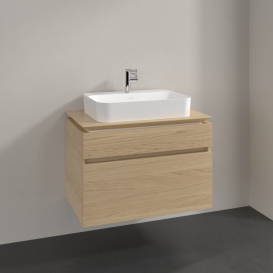 Тумба під раковину Villeroy&Boch Legato 80х55 см ДСП північний дуб B75400VJ