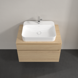 Тумба під раковину Villeroy&Boch Legato 80х55 см ДСП північний дуб B75400VJ