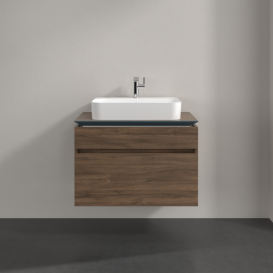 Тумба під раковину Villeroy & Boch Legato 80х55 см ДСП дуб аризона B75400VH