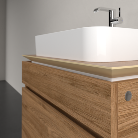 Тумба под раковину Villeroy & Boch Legato 80х55 см ДСП дуб канзас B75400RH