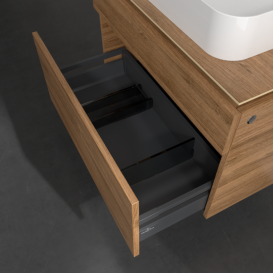 Тумба под раковину Villeroy & Boch Legato 80х55 см ДСП дуб канзас B75400RH