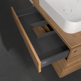 Тумба под раковину Villeroy & Boch Legato 80х55 см ДСП дуб канзас B75400RH