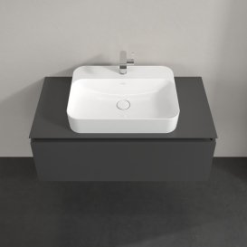 Тумба під раковину Villeroy & Boch Legato 100х38 см МДФ/ДСП глянсовий сірий B75500FP