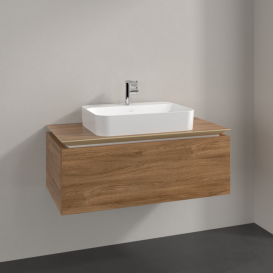 Тумба под раковину Villeroy & Boch Legato 100х38 см ДСП дуб канзас B75500RH