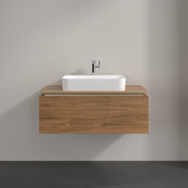 Тумба под раковину Villeroy & Boch Legato 100х38 см ДСП дуб канзас B75500RH