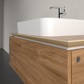 Тумба под раковину Villeroy & Boch Legato 100х38 см ДСП дуб канзас B75500RH