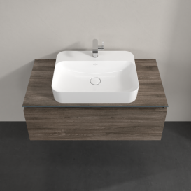 Тумба під раковину Villeroy & Boch Legato 100х38 см ДСП кам'яний дуб B75500RK