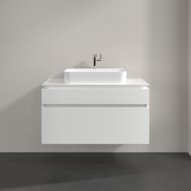 Тумба під раковину Villeroy & Boch Legato 100х55 см ДСП білий матовий B75600MS