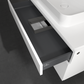 Тумба під раковину Villeroy & Boch Legato 100х55 см ДСП білий матовий B75600MS