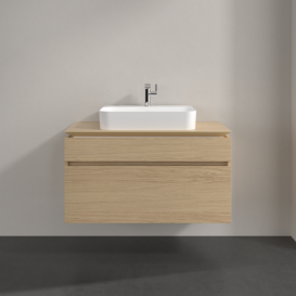 Тумба під раковину Villeroy&Boch Legato 100х55 см ДСП північний дуб B75600VJ