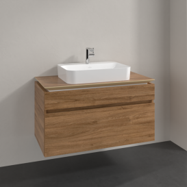 Тумба під раковину Villeroy & Boch Legato 100х55 см ДСП дуб канзас B75600RH
