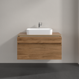 Тумба під раковину Villeroy & Boch Legato 100х55 см ДСП дуб канзас B75600RH