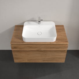 Тумба під раковину Villeroy & Boch Legato 100х55 см ДСП дуб канзас B75600RH