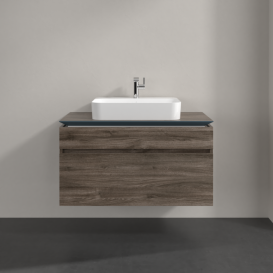 Тумба под раковину Villeroy & Boch Legato 100х55 см ДСП каменный дуб B75600RK