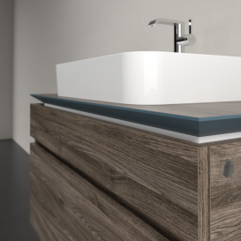 Тумба под раковину Villeroy & Boch Legato 100х55 см ДСП каменный дуб B75600RK