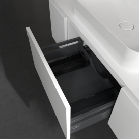 Тумба під раковину Villeroy & Boch Legato 120х38 см МДФ/ДСП білий глянсовий B75700DH