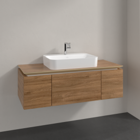 Тумба под раковину Villeroy & Boch Legato 120х38 см ДСП дуб канзас B75700RH