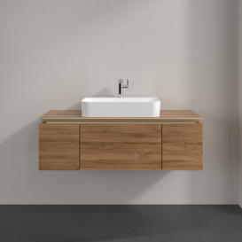 Тумба под раковину Villeroy & Boch Legato 120х38 см ДСП дуб канзас B75700RH