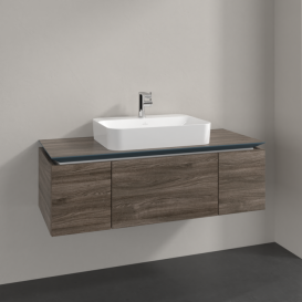 Тумба под раковину Villeroy & Boch Legato 120х38 см ДСП каменный дуб B75700RK